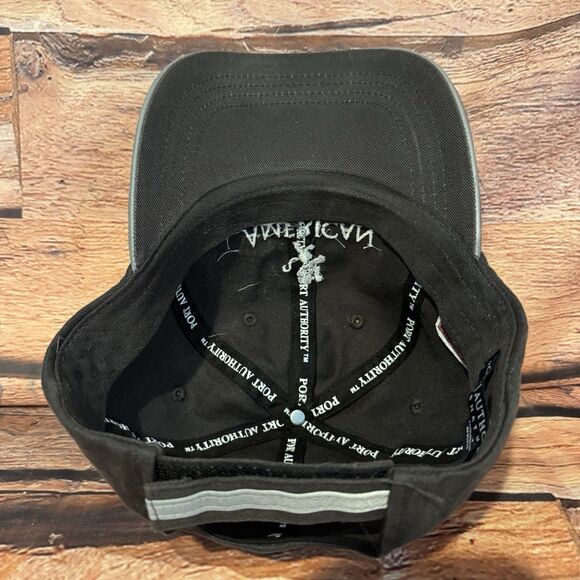 American State Bank Texas Tech Red Raiders Black Hat Cap Strapback One Size - Picture 6 of 8